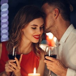 O seara romantica cu lumanari,